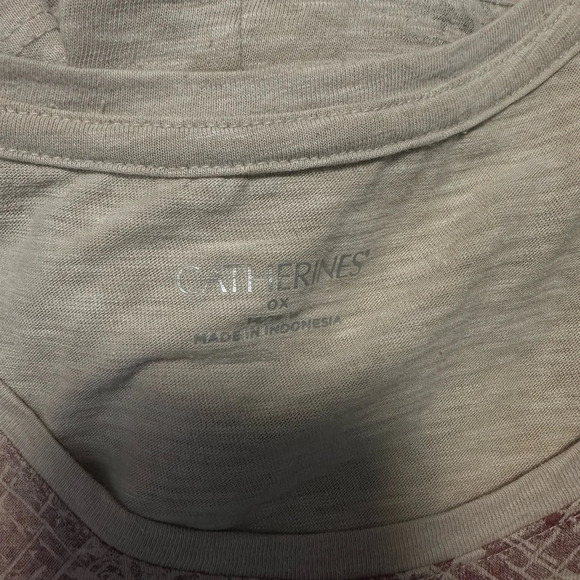 Catherine’s women’s casual shirt top size 0X 14/16 #1046 - Picture 5 of 7